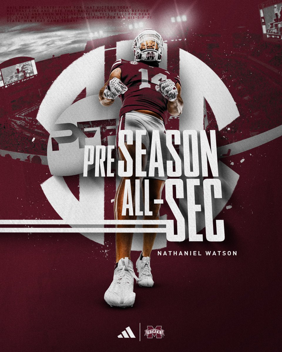 .@Nathaniel_ATH & @TuluuuuuG named to the PFF Preseason All-SEC squad! 📰 » hailst.at/47j5VqJ #HailState🐶