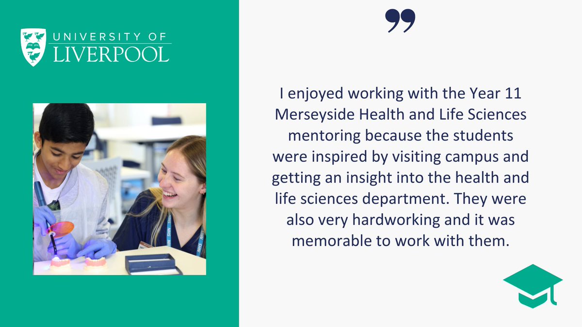 When asked about their favourite part of the role, some of our #LiverpoolAdvocates highlighted specific programmes they've enjoyed working on, including more targeted outreach like #MYHLS @LivUniHLS