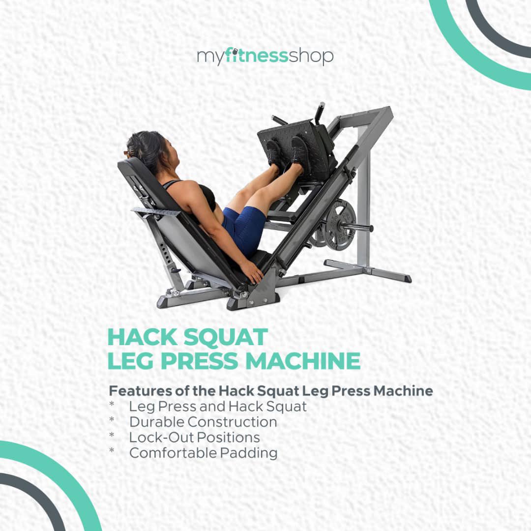 Myfitnessshopng's tweet image. The Hack Squat Leg Press Machine perfectly allows you to train leg muscles. It has a convenient mechanism that allows you to change from one simulator to another. Is this something you’d like to get? Hit us up now.