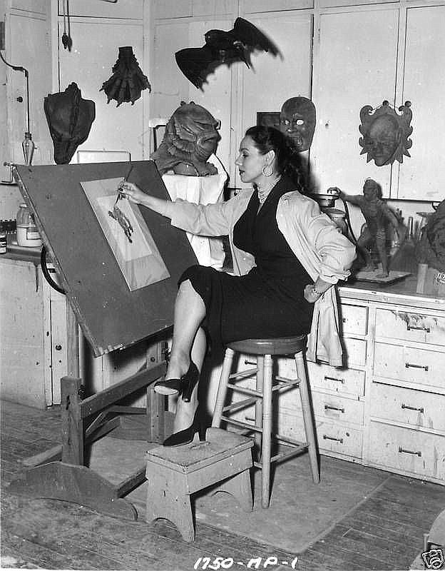 HistoryCodex's tweet photo. 🎨 Celebrating the Artistry of Millicent Patrick: Trailblazing designer of the iconic "Creature from the Black Lagoon." Her creativity lives on in movie history! 🎬🌟 #MillicentPatrick #HorrorMovies #CreatureDesign 🎭
Millicent Patrick's journey as a pioneering artist and designer began in 1915. Her artistic talents knew no bounds, spanning across various mediums, including painting, sculpting, and special effects design. However, it was her exceptional work in the realm of film that would forever shape her legacy.
Her most notable contribution came in 1954 when she was tapped to work on the classic horror film "Creature from the Black Lagoon." Millicent was the creative force behind the iconic creature suit that brought the Gill-man to life. Her innovative design and meticulous sculpting breathed a hauntingly realistic presence into the creature, turning it into an enduring symbol of the horror genre.
Despite her remarkable talent and undeniable achievements, Millicent Patrick faced immense gender discrimination within the male-dominated film industry of her time. The studio executives downplayed her significant role and obscured her contributions to the film's success. Her work went largely uncredited, overshadowed by the prevailing attitudes that often dismissed women's creative contributions.
Over time, Millicent's pivotal role in creating the iconic creature suit became more widely acknowledged and recognized. Her story resonated with many as a potent example of the challenges women faced in pursuing careers in male-dominated fields. Her determination, ingenuity, and artistic brilliance have become an inspiration to countless artists and filmmakers, especially women seeking to break barriers and make their mark in the entertainment industry.
Millicent Patrick's impact extends far beyond the screen. Her groundbreaking achievements have left an indelible mark on the history of cinema and special effects. Her artistic vision and contributions have influenced generations of filmmakers and continue to shape the horror genre's iconography.
Today, Millicent's legacy lives on as a beacon of hope and recognition for women artists and creators everywhere. Her story serves as a powerful reminder of the importance of celebrating and honoring the creative contributions of women, past and present, who have played a pivotal role in shaping the world of entertainment. Through her artistry and perseverance, Millicent Patrick paved the way for future generations to follow their passions and make an enduring impact on the world of film and beyond.