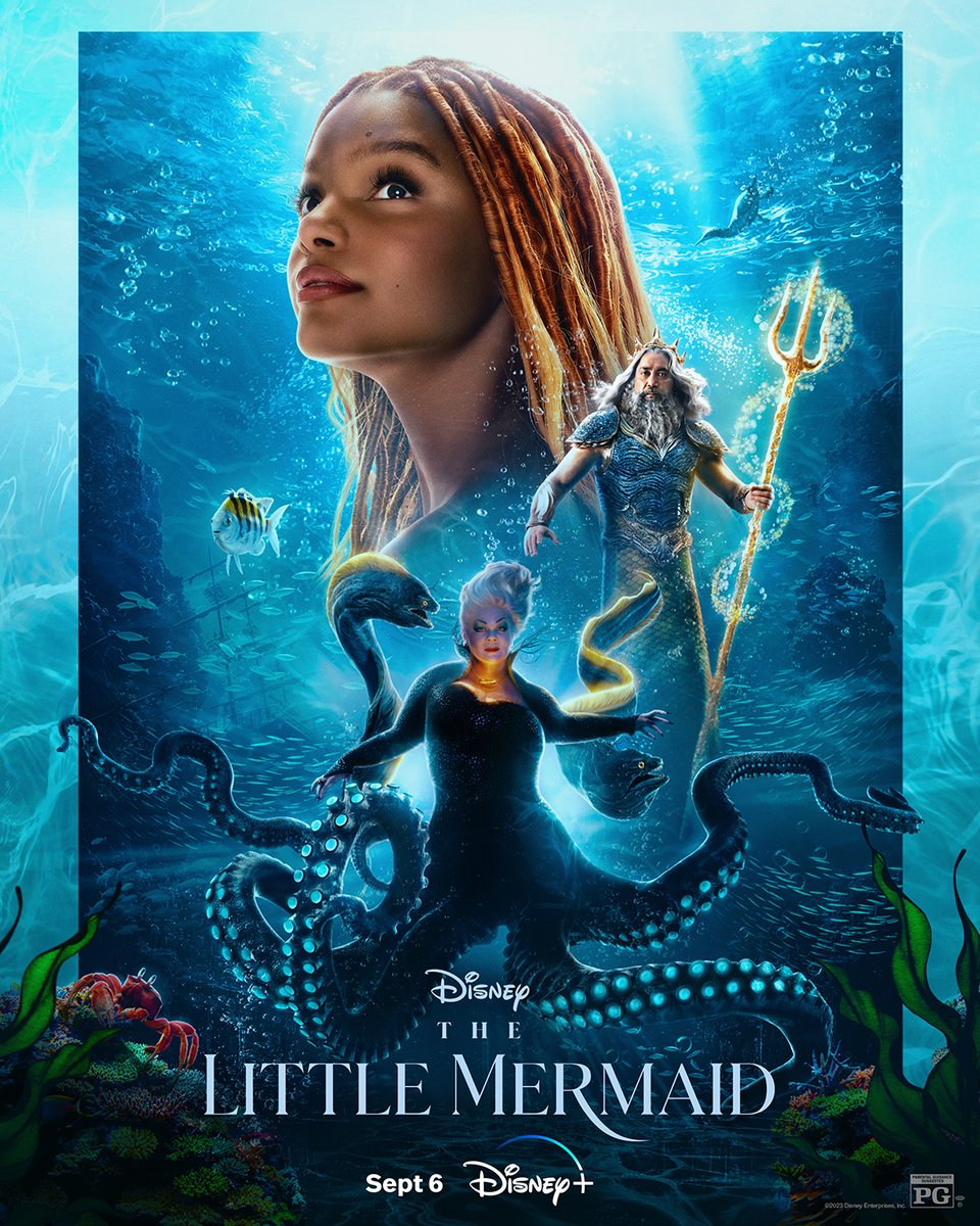 Disney's #TheLittleMermaid is making a splash at home! 🌊 Stream it September 6 on <a href="/DisneyPlus/">Disney+</a>!