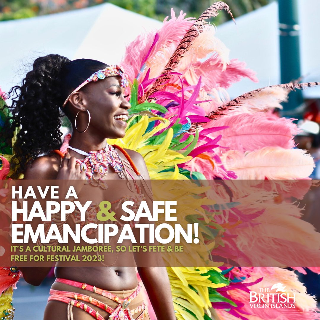 Be safe everyone and enjoy the emancipation celebrations ‼️ #bvifestival #bviculture #virginislandsfestival #bvitourism #EmancipationCelebration #britishvirginislands