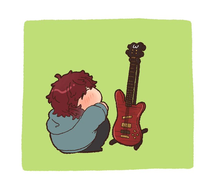 「ギター 赤髪」のTwitter画像/イラスト(新着)｜3ページ目