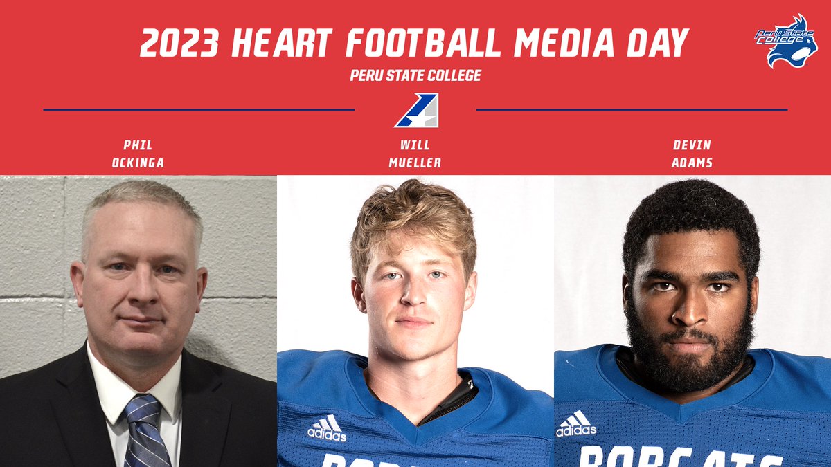 🏈, @StevenDavispxp and members of the media interviewed <a href="/pscbobcats/">Peru State Athletics</a> head coach Phil Ockinga, as well as Will Mueller and Devin Adams for 2023 Heart Football Media Day!

WATCH:
youtube.com/watch?v=rC2e0o…