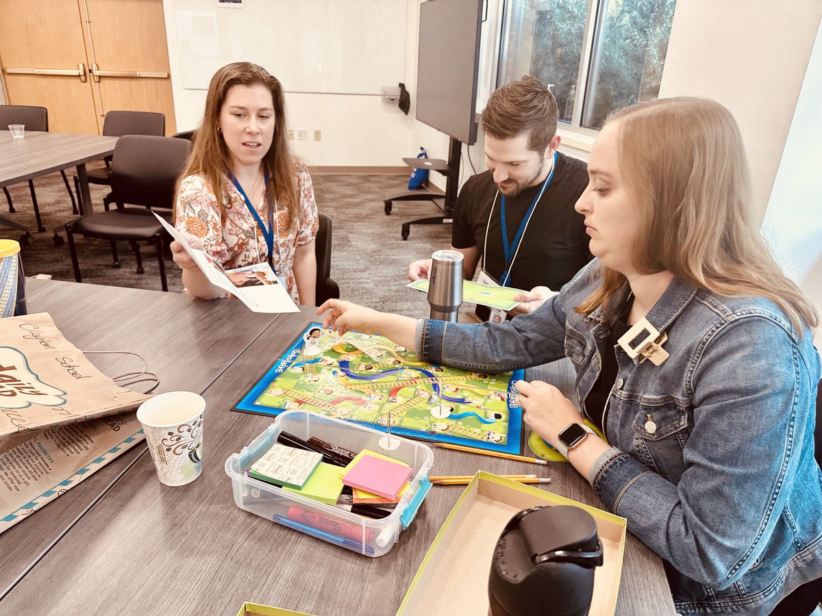 DrTonyArnold's tweet photo. Working with our Strategic Plan in a game board version that staff create. #claytonexperience #NTI2023 https://t.co/qr2BRNCMmA