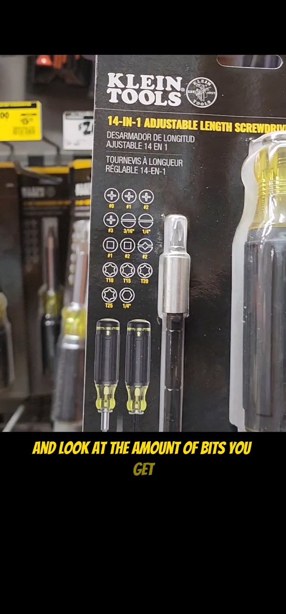 edtheoldtechguy's tweet photo. Hunting Home Depot deals, and I decided to buy the Klein tools 14-in-1 Multi-bit Adjustable Length part number 32303. The price is right is IMPACT RATED! A great deal!
#tools #tech #diy #edtheoldtechguy #klientools #thehomedepot #homedepot #techtips https://t.co/KPpI9iMMWX