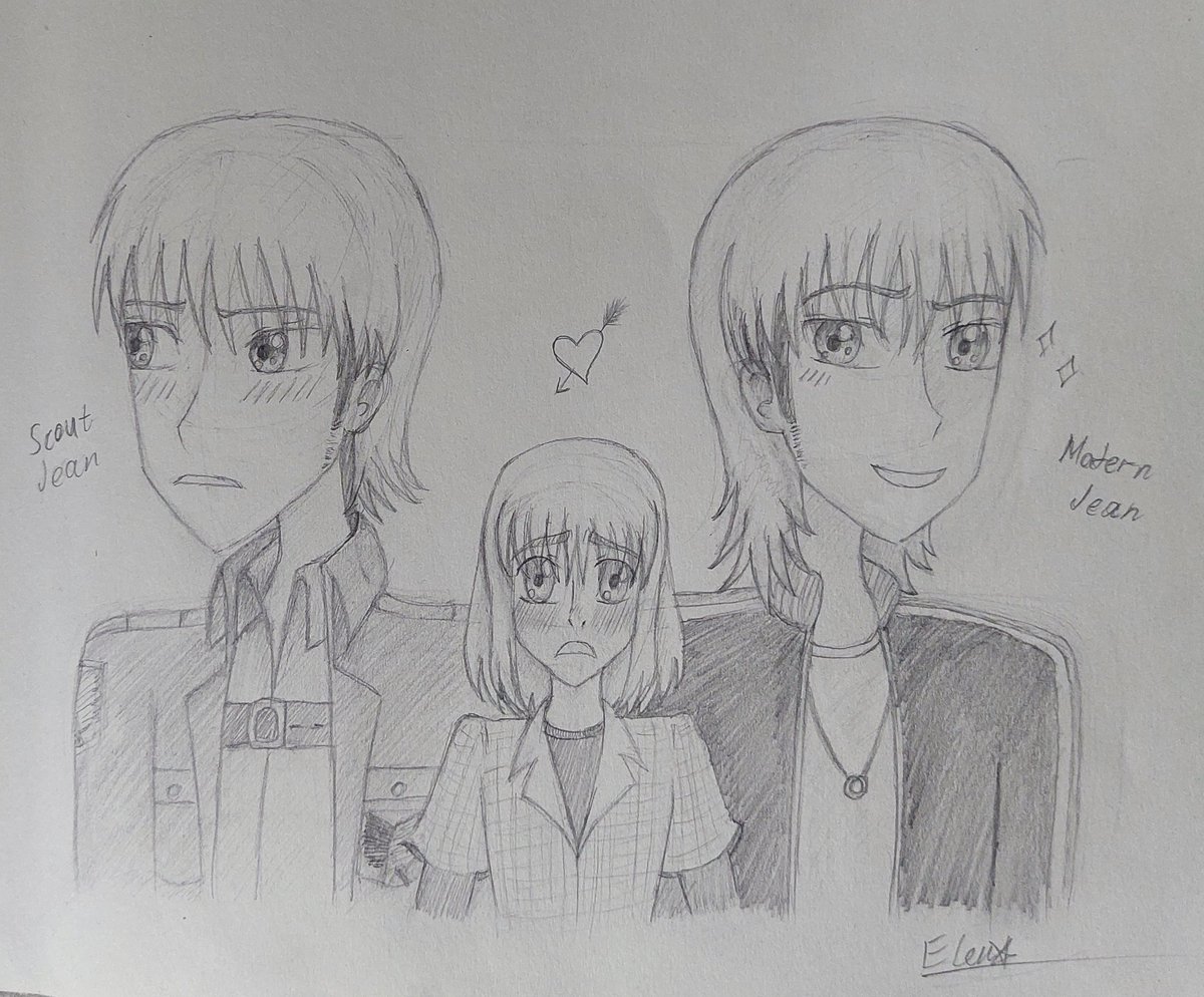 hz0relen's tweet photo. Jearmin week day 8: free day

this is a sketch for my fanfic (it remains to edit the final). In short, Jean from the canon wakes up in the future, and so the modern Armin falls in love with Jean for the "second time"

@jearminweek #jearminweek2023 #jearminweek #Jearmin https://t.co/kP3hGej1LS