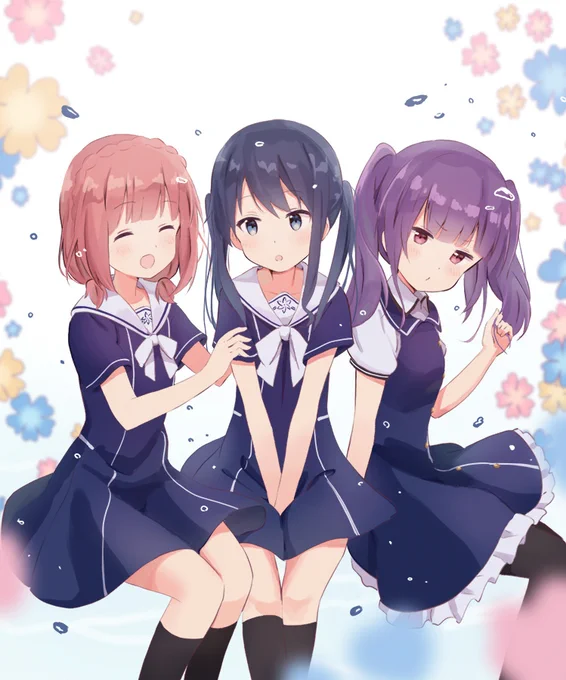 愛花ちゃんお誕生日おめでとう!過去絵でごめんなさい……。 #アリスギアお絵かき