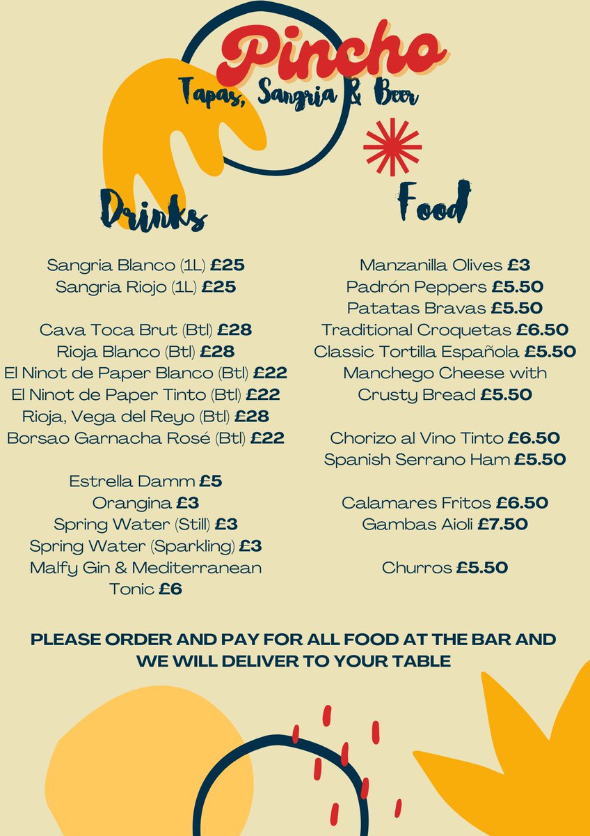 fringebythesea2's tweet photo. Our supperclub Pincho is open daily from 12pm for tasty tapas and sunshine drinks, no booking required. Or order some chowmazing churros to go.

#supperclub #northberwick #tapasbar #sangria #churros #fbts23 #fringebythesea #fringefestival #eastlothian https://t.co/P2agdPCyX1