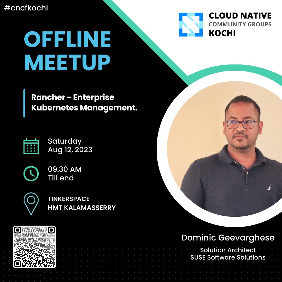 cncgkochi's tweet photo. Join us for our next meetup on Saturday, 12th August at Tinkerspace Kochi.

RSVP : https://t.co/HLDPF6rpuU

#cncf #cncfkochi #kubernetes #rancher #llm #cloudnative #meetup https://t.co/5Fyk61BGEP