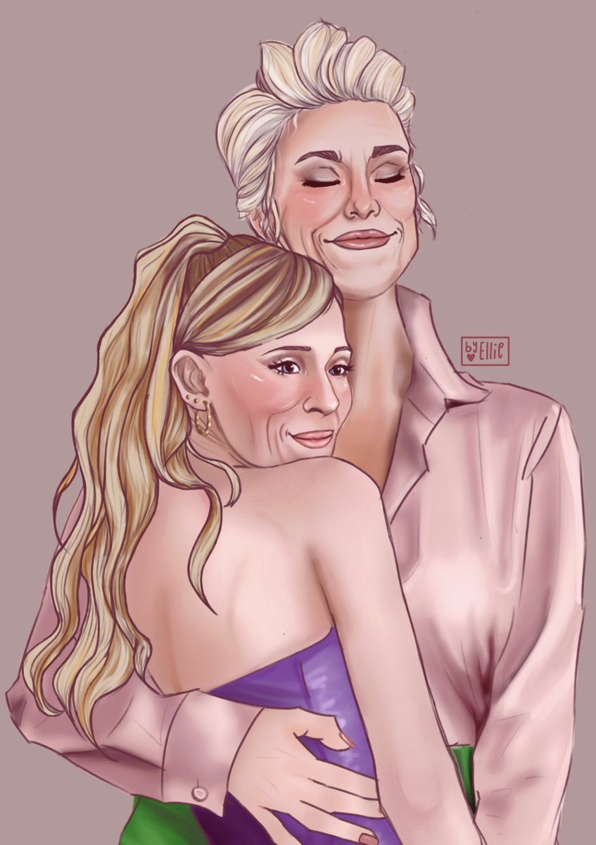 “It’s not fake. It’s real. I love her so much, and what we have is a safe place. It’s so important to put out into the world that girlfriends are the most important people in your life.Ultimately, they keep the world spinning.”- @JunoTemple 
abt @hanwaddingham 

#TedLasso #FanArt