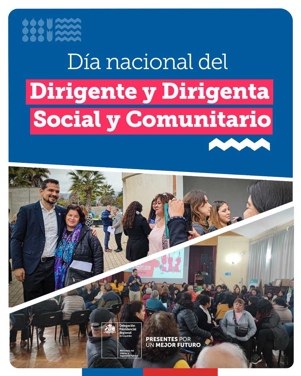 Porque representan el verdadero espíritu de servicio público.
A todos los dirigentes y dirigentas nuestro saludo y reconocimiento por su gran vocación y compromiso desinteresado por el bienestar de sus vecinos y vecinas.