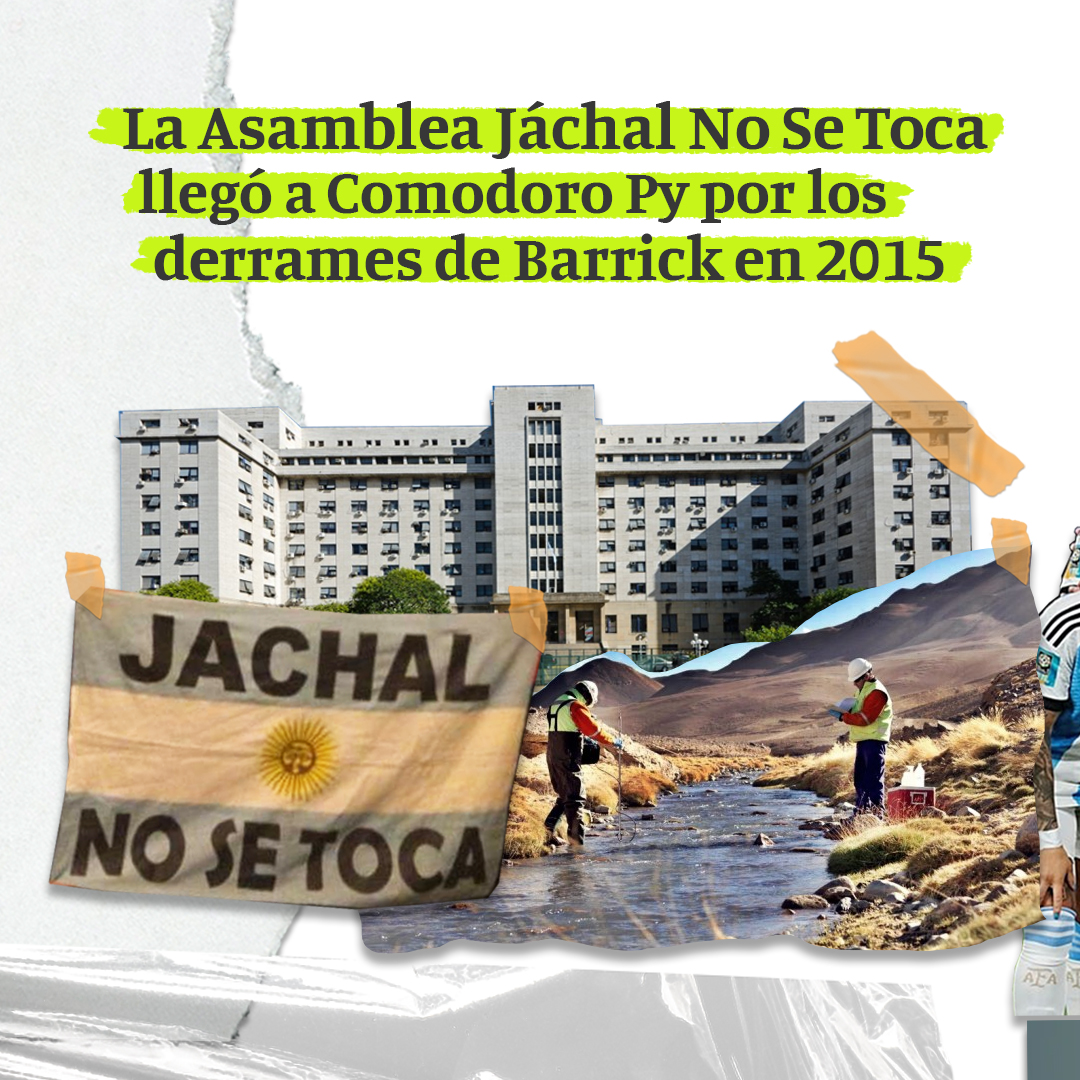 lamechaAR's tweet image. 🗓️👥💧El pasado lunes 31 de julio, integrantes de la Asamblea Jáchal No Se Toca se presentaron ante los tribunales federales de #ComodoroPy en Buenos Aires, para exigir el inicio del juicio que determinaría a los responsables por los derrames de la mina de #Veladero en el 2015.