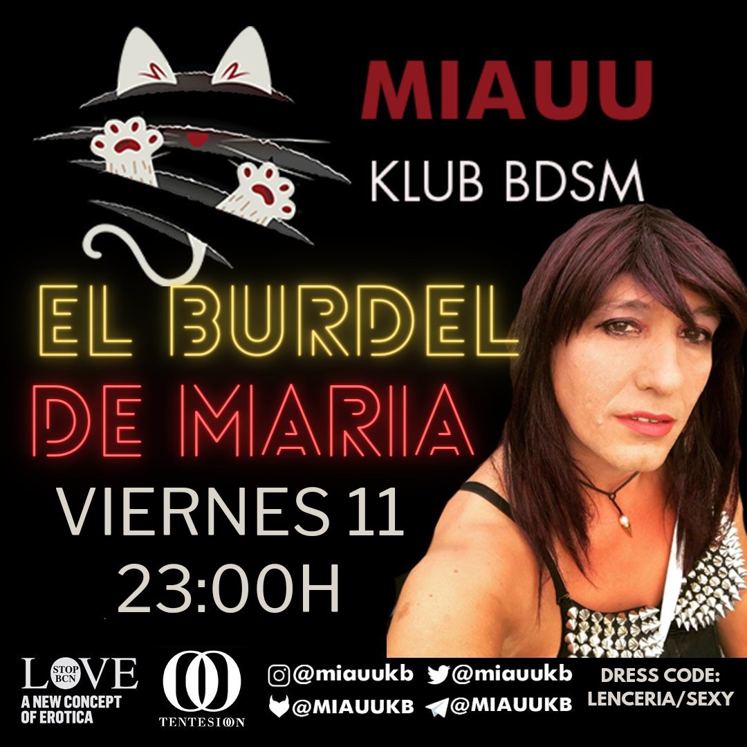 Creo que no hay mucho que explicar....
Todos sabemos lo puta que es MARÍA Ven el viernes a divertirte