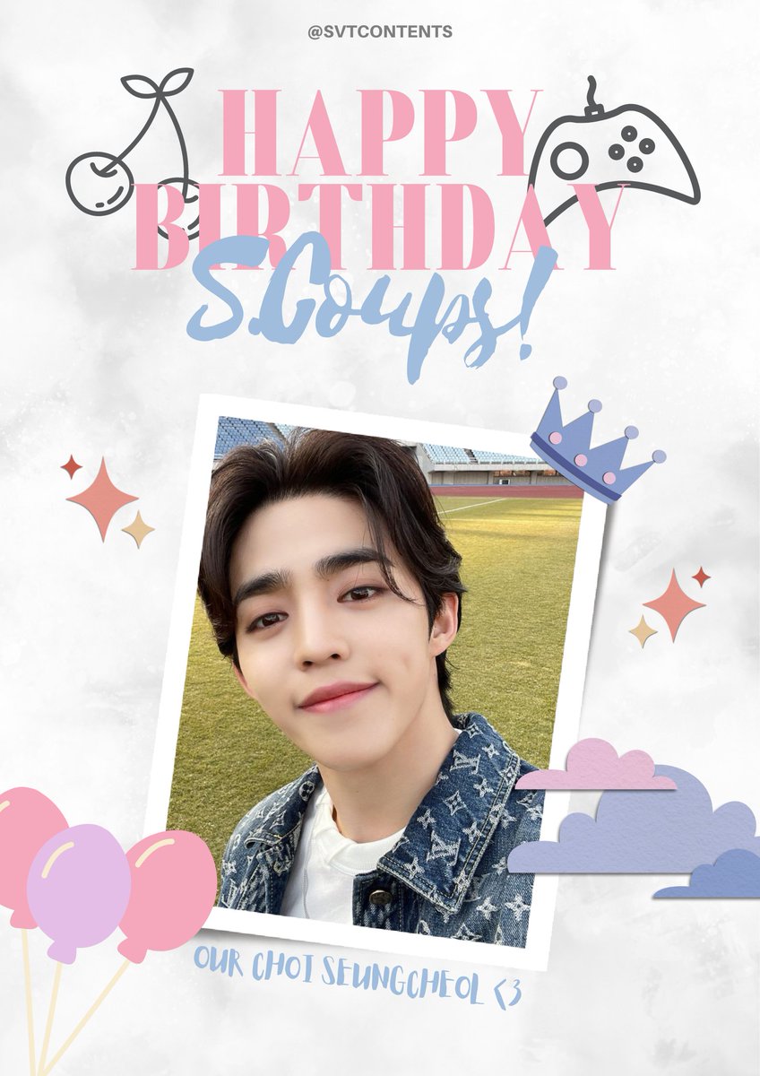 svtcontents's tweet photo. Happy S.COUPS Day! 🍒

#알리지_생일자_에스쿱스_등장중 #SCOUPS_Bday_Right_Here https://t.co/fOVZNhofnP