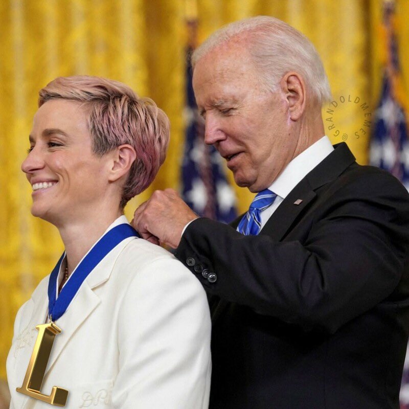 @AOCpressTwo @catturd2 #MeganRapinoe Takes The L 🥇 
#WokeAgenda #Democrats #Biden