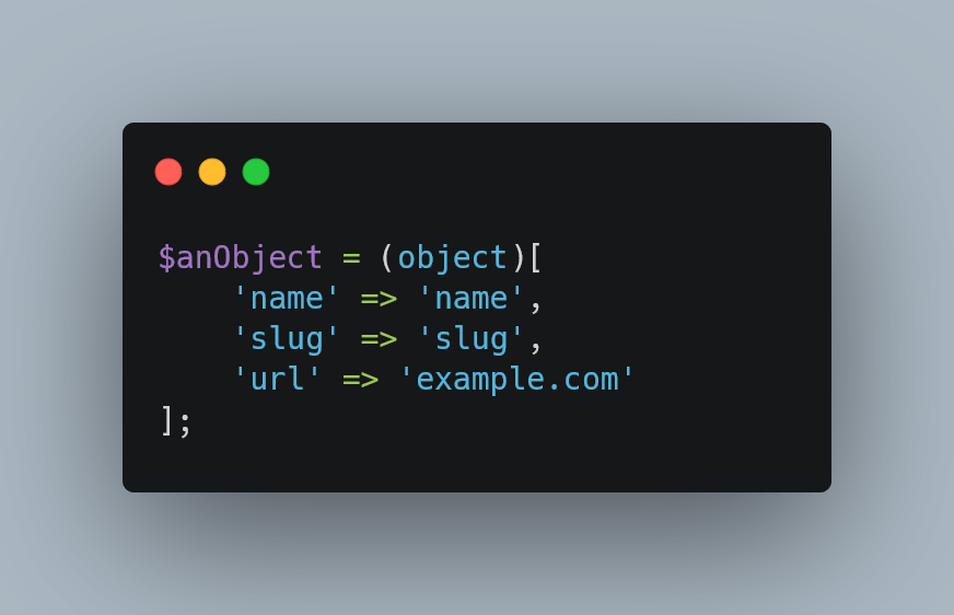 JunaidQadirB's tweet image. Typecasting an array as an object, yay or nay?

@brendt_gd, @JustSteveKing

#php #phpc