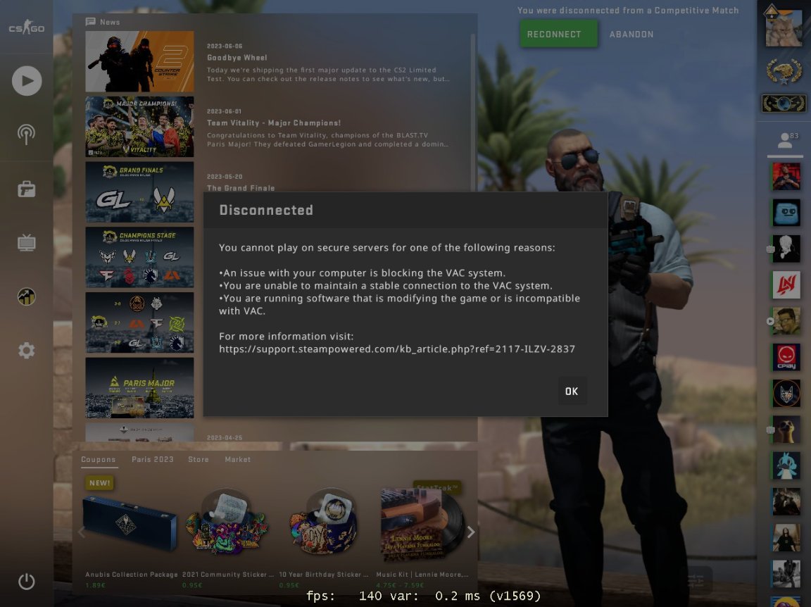 Jemand der das gleiche Problem hat? Hab bereits alles aus dem Steam Support Artikel probiert, cs, steam, OS neu installiert etc. ohne Erfolg, Problem besteht bereits seit mehreren Monaten und taucht komplett ohne System auf

help.steampowered.com/en/faqs/view/2…