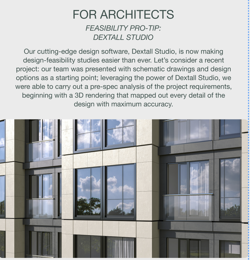 Aurimas_Sabulis's tweet image. Feasibility pro-tip: Dextall Studio. Our cutting-edge design software, Dextall Studio, is now making design-feasibility studies easier than ever.  #exteriorarchitecture #exteriorwall #architecture #technology #engineering #decarbonization #architectanddesign #techconstruction