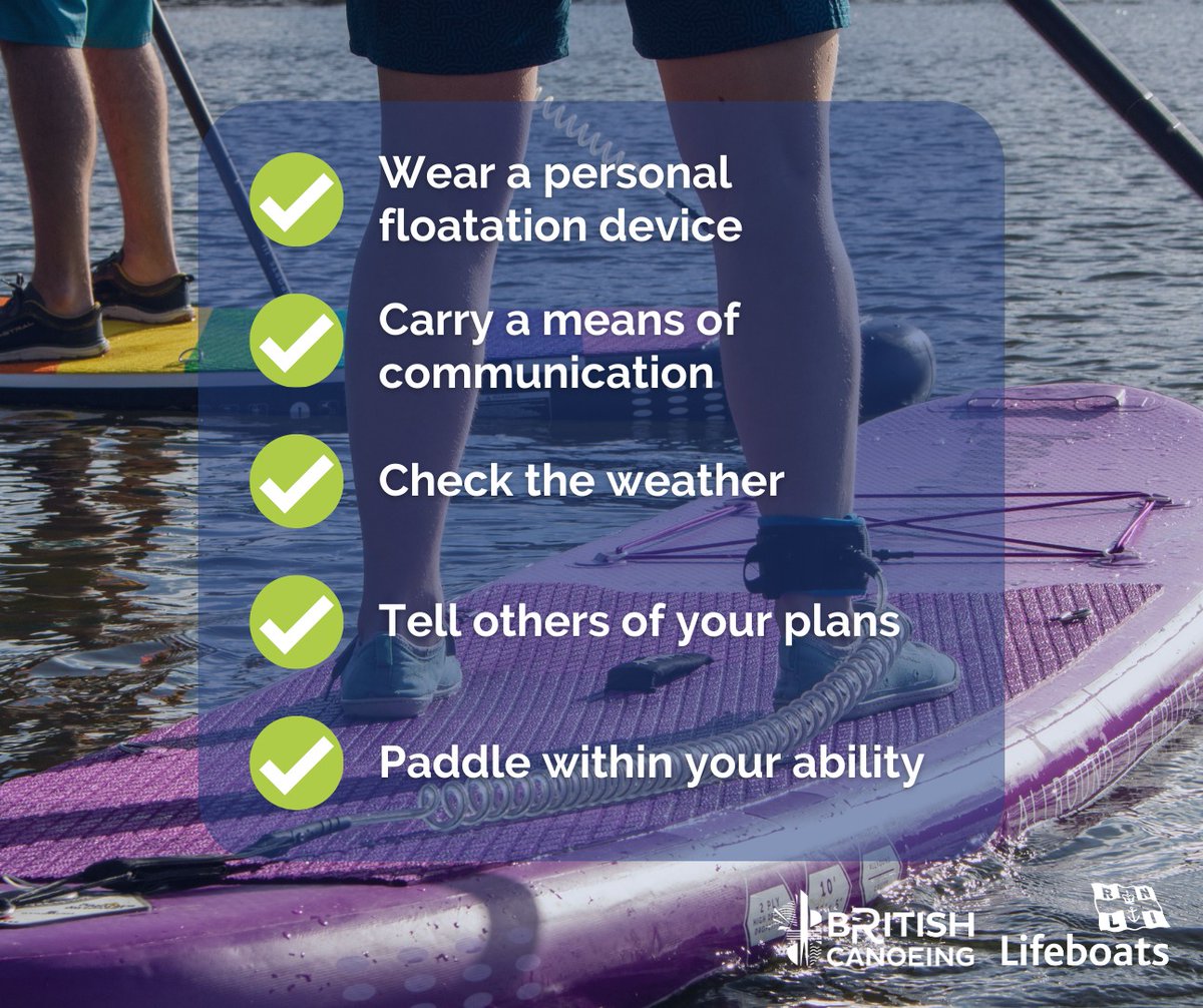 DevonCC's tweet photo. 🌊 Heading to the beach this August? 

Be safe when you go out on the water and follow RNLI's advice #PaddleSafely advice. Wear a personal floatation device and always carry a means of communication with you. https://t.co/q5IcTzcpXc