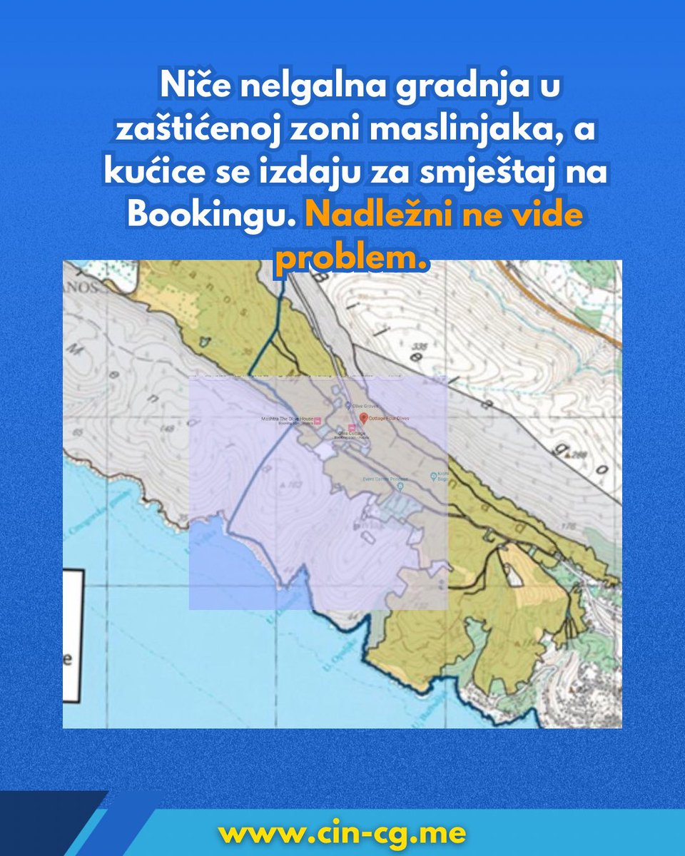 CIN__CG's tweet image. ❗️ Nelegalno grade u zoni gdje bi trebalo da budu samo masline. Uzurpatori inspirisani objektima privilegovanih investitora koji su dobili dozvole.

Opširnije na linku cin-cg.me/cin-cg-cementi…

#cincg #ulcinj #montenegro #crnagora #staramaslina #maslinjak #investicije