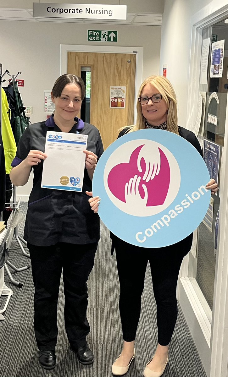 As part of our values week I have been out and about sharing some of the fabulous nominations we have received for the various categories <a href="/UHNM_NHS/">UHNM NHS Trust 🏥</a> A Night Full of Stars. Congratulations again <a href="/underwoods83/">Stella Underwood</a> on your nomination very well deserved 💕#valuesweek #compassion