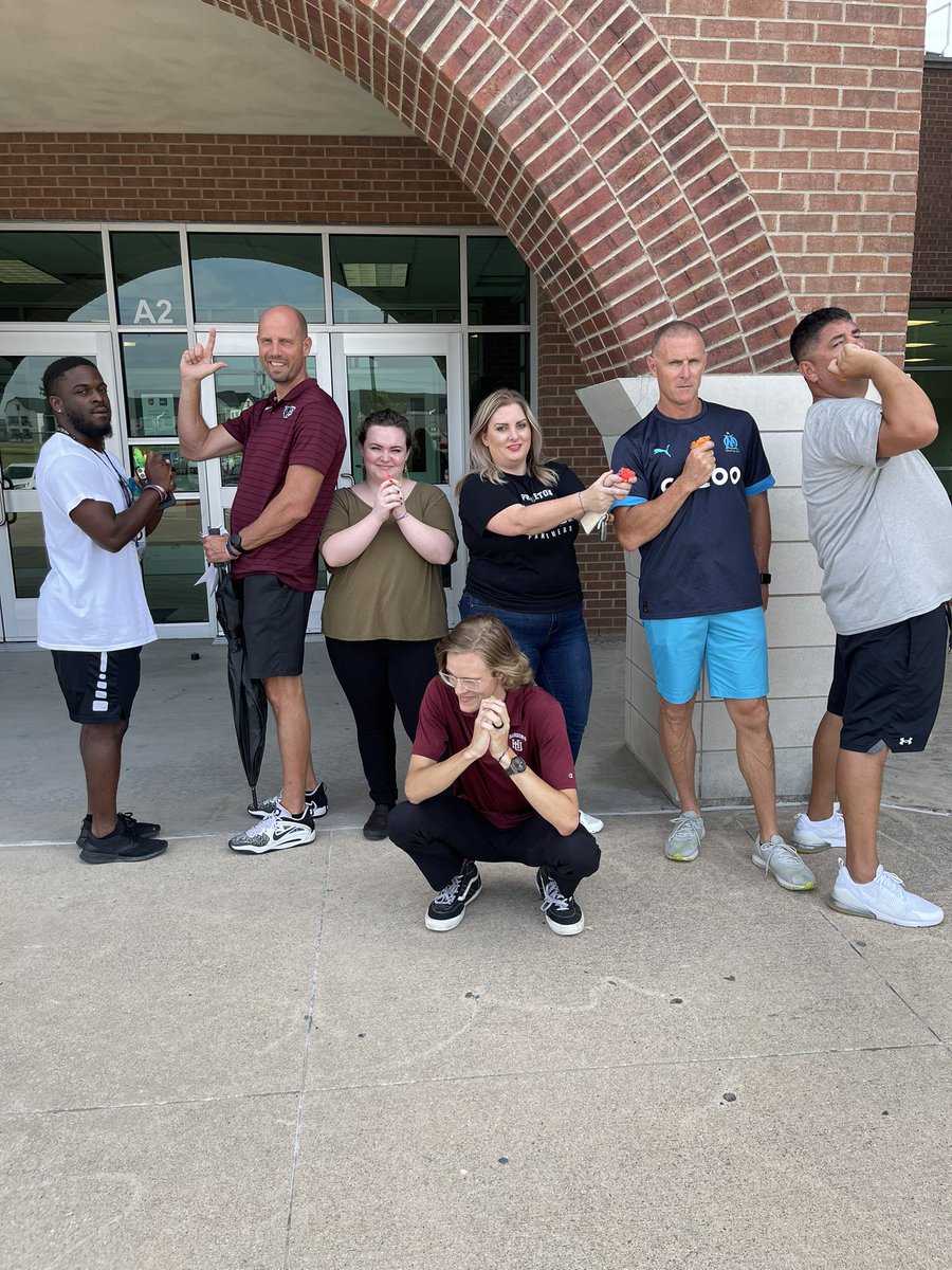 Charlie’s angel pose #princetonpantherpride2024 #phsblue