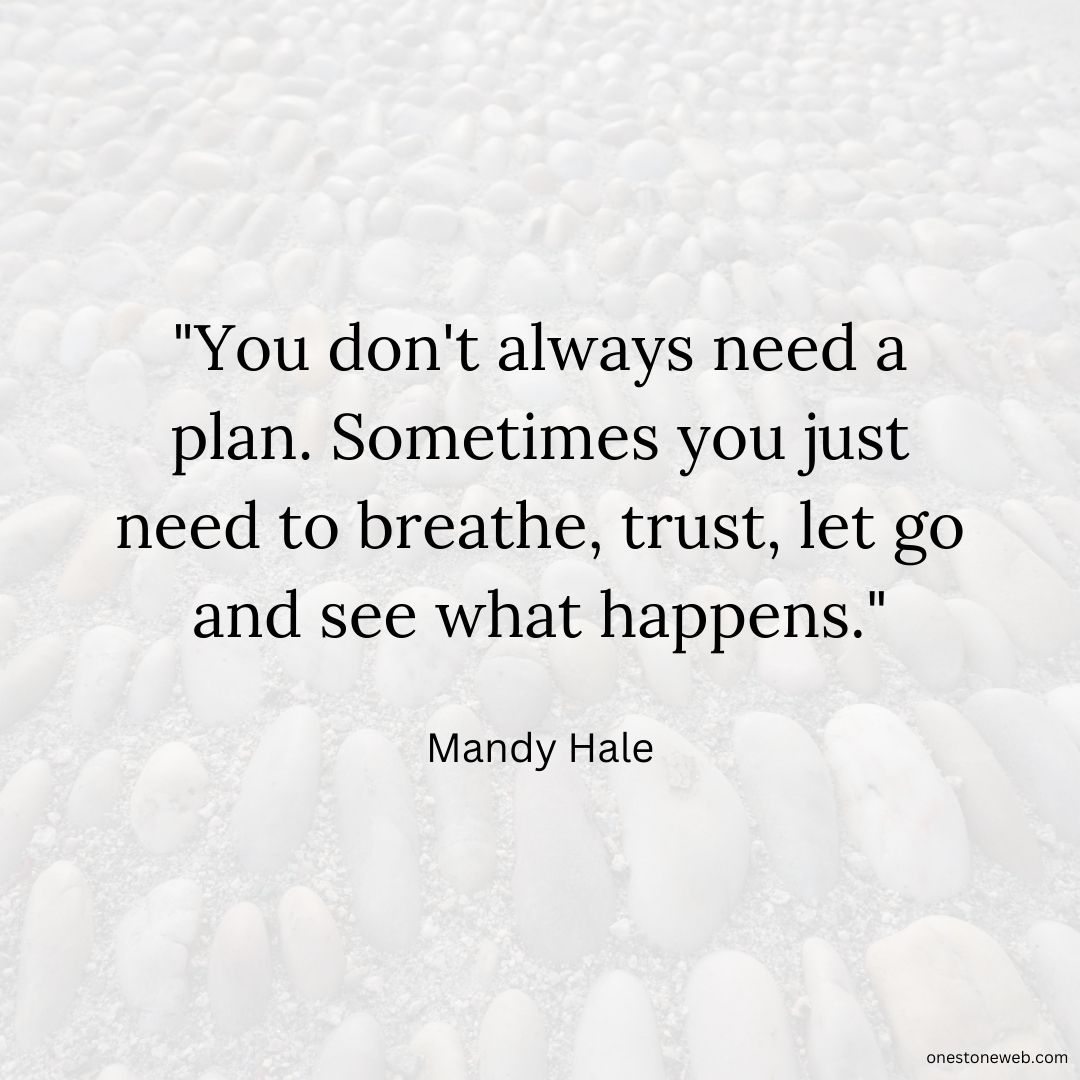 Take a deep breath and trust in the process - it's time to let go and see what magical things happen! #LetGoAndTrust #MysteryAndMagic 🔮 onestoneweb.com