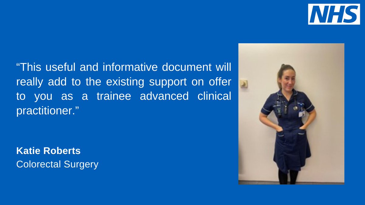 A new resource is available for trainee Advanced Clinical Practitioners during their programme of learning which has been put together by Anna Riley <a href="/annarileyflash/">Anna Riley</a> 
 
With insight &amp; input from trainee NW ACP <a href="/KTrobbo21/">Katie Roberts</a> 💙 

Read more &amp; download here >  
orlo.uk/ueww6