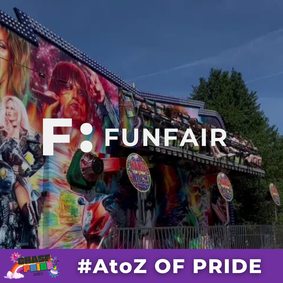 It's AtoZ of Chase Pride time, and today's entry is F: Funfair

This one's for all you thrill seekers! Stokes Funfair are back with us this year and will have rides to suit every age. Which was your favourite ride last year?

#chasepride2023 #pridenotprejudice #pride #prideguide