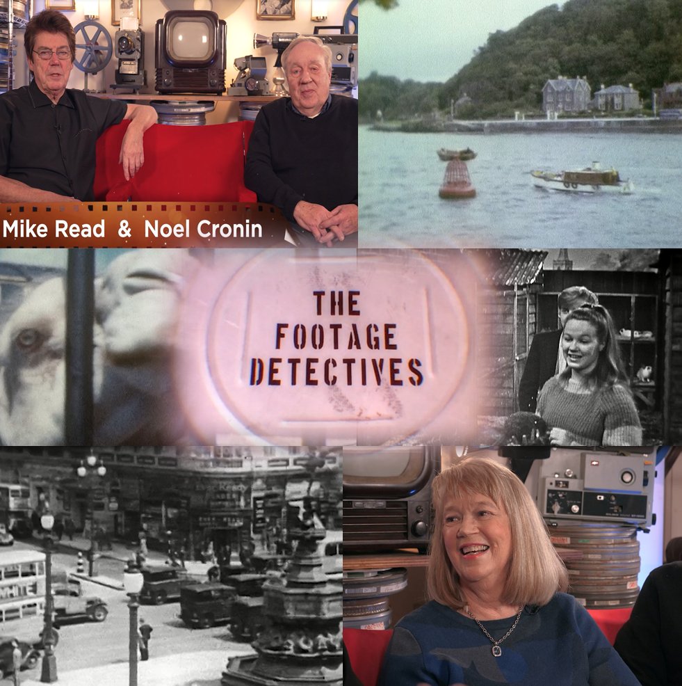TalkingPicsTV's tweet photo. Roll back the nostalgia with #NoelCronin and @MikeReadUK in THE FOOTAGE DETECTIVES at 6pm who are joined by #GayEmma from Badger's Bend, discuss responses to
the home movie reels from #JonathanKydd Sam Kydd's son and take a look at a Britain's
industries #TPTVsubtitles https://t.co/q7ziR2B4CH