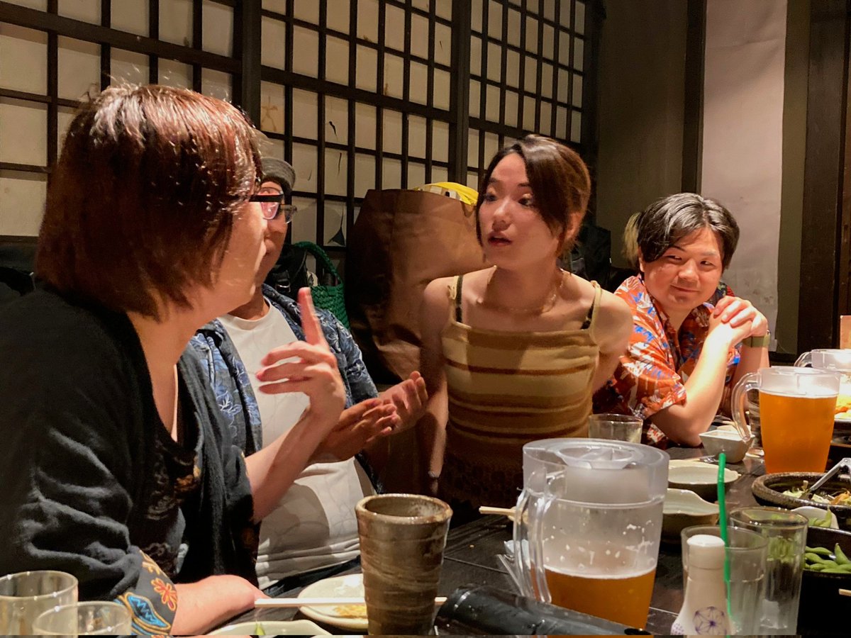 asaki0127's tweet photo. 『#失踪リバイバル』

上映会📽️
最終日🥳

急遽増席しての超満員御礼🤩

たくさんお越し頂きありがとうございました😀

終了後の飲み会では
公式でキャスト紹介やオフショットビジュアルなど公開してくれてた楽ちゃんも参加🥰

ありがとうございました✨

#映画　
#失踪リバイバル　
#oneshotfilms https://t.co/ckpt1wwA0v