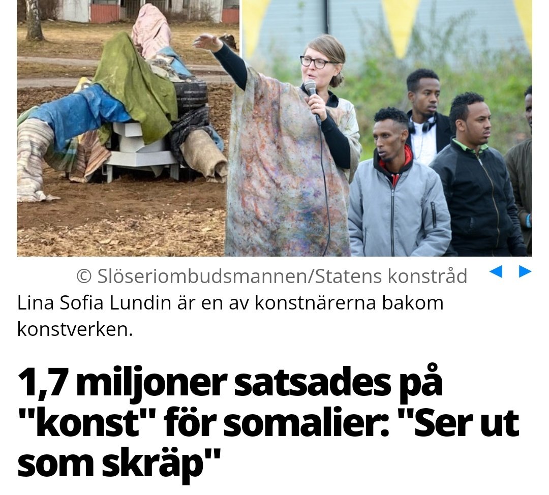 Lars66114935's tweet photo. Maslah Omar (S) ifrån Somalia &amp; ordf i kulturnämnden i Borlänge lägger ner Jussi Björling museet &amp; satsar ist på somaliska tolkar &amp; kultursatsningar för somalier, bla konst för somalier for 1,7miljoner.

Hur kan en somalier vara ordf i något som har med sve kultur att göra??? https://t.co/AELjXbnCJf