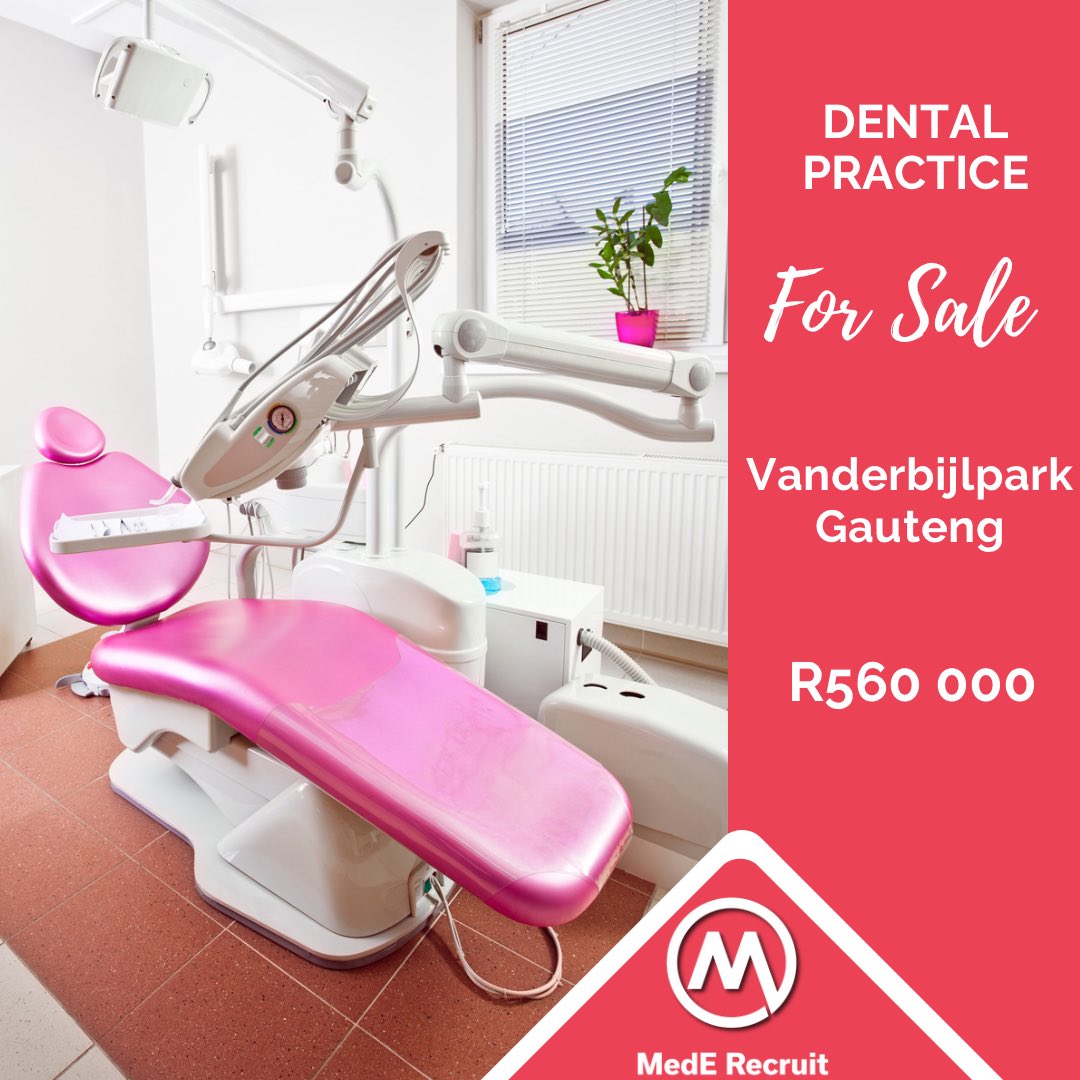 MedeRecruit's tweet image. Well-established Dental Practice in Vanderbijlpark for Sale- Don't Miss Out!

🔥 Price: R560,000 🔥

Interested?  Get in touch today! 

erika@mederecruit.co.za

WhatsApp:  0824409654

#dentalpracticeforsale #vanderbijlpark #mederecruit