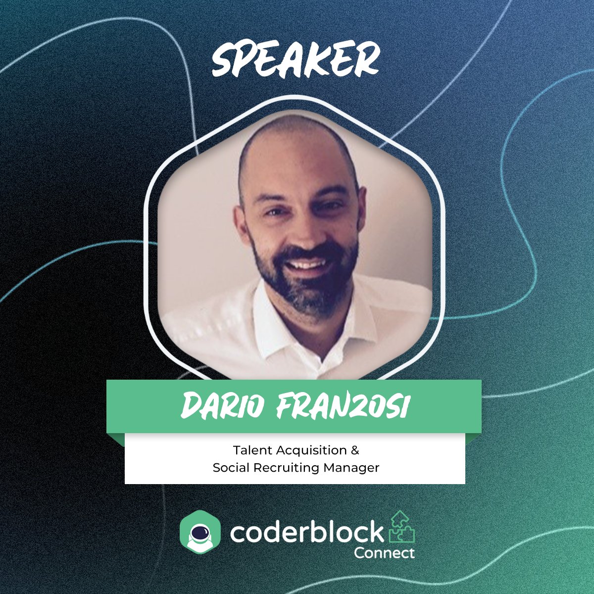 #CoderblockConnect: meet the speakers! 🧩
⁣
@DarioFboise is a #SocialRecruiting expert and a renowned professor specialized in #ITRecruiting, #EmployerBranding and #TalentAcquistion strategies.

Do you want to join the #event? Discover more on 👉🏼 connect.coderblock.com