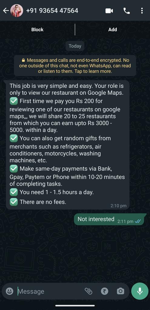 prj_rk's tweet photo. If Google doesn't take care of these scams, Google Maps will become unreliable, make Maps reviews safe and relatable #Google @sundarpichai  @GoogleIndia @googlemaps https://t.co/LdCaTj01YE