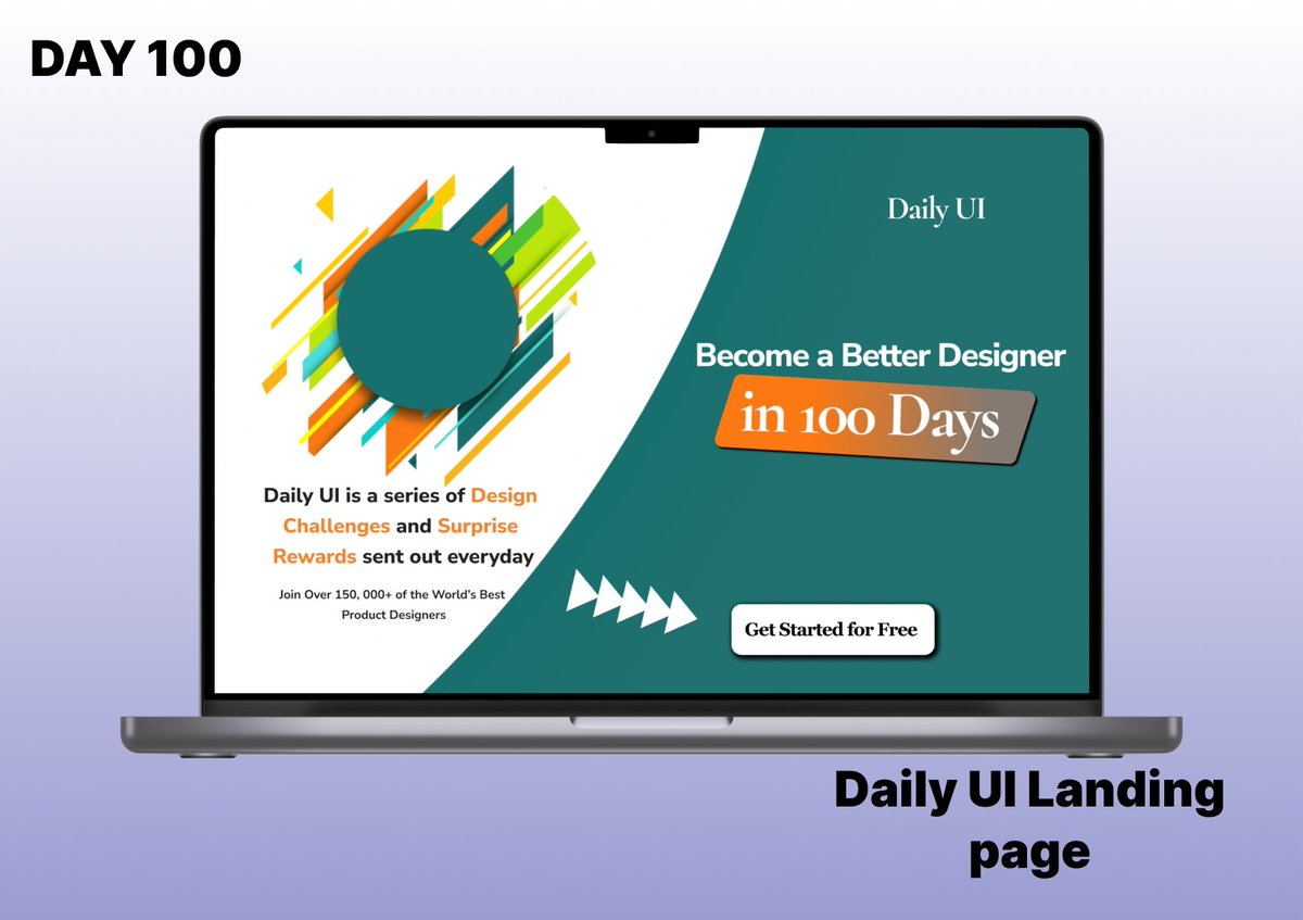 korewolu's tweet photo. Daily UI Design Challenge
Day 100/100 Redesign of DailyUI Landing Page
#techishiring #DailyUI #uidesign #bbnaijaAllstars #SoarSuperFalcons #FIFAWomensWorldCup2023 #NGAENG Penalties Alozie Racism Oshoala Ajibade Oparanozie Plumptre The Goat Scripted https://t.co/RnDKAtnNv8