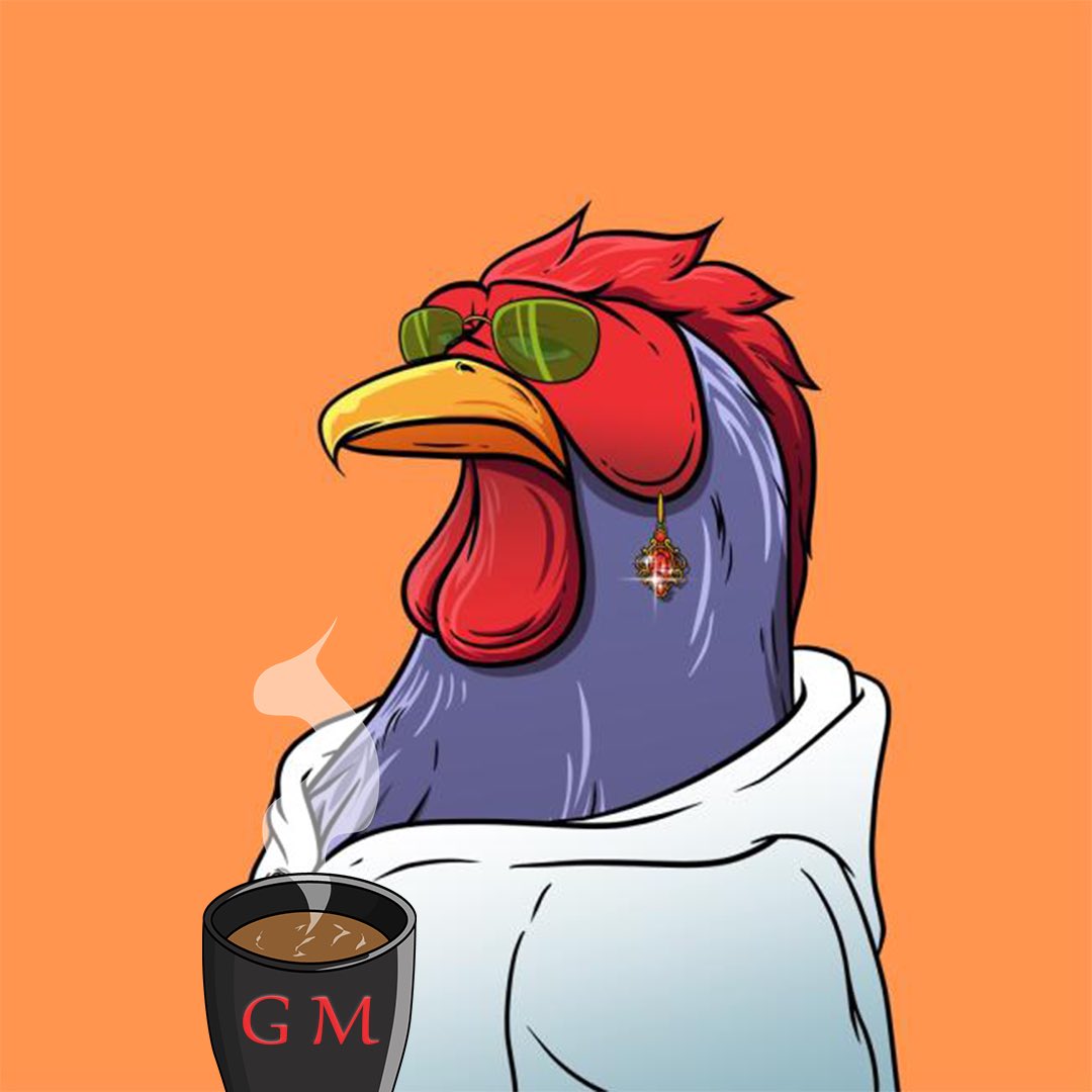 GM 
Who hates Mondays, but has to collect fiat? Chime in, Cluckers! 
#JHT