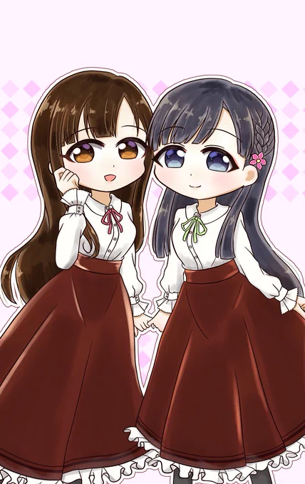 #このタグを見た人は推しの初描きと現在の絵を載せる ゆかさえ〜