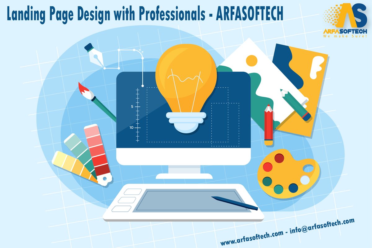 ARFASOFTECH's tweet image. If you’ve a good landing-page game, you’ll drive organic search traffic, increase conversions and capture more qualified leads.

For landing page design contact us: info@arfasoftech.com | +923028863134

#arfasoftech #landing_page #design #programming