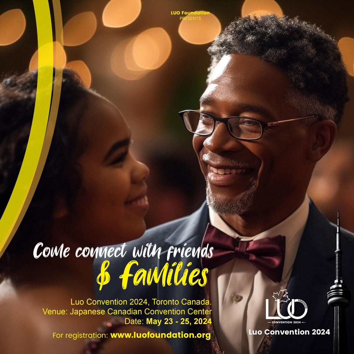 LuoConvention's tweet photo. Join us at the #LuoConvention in Canada for an unforgettable experience of networking, connecting, and making new friends. Immerse yourself in a vibrant atmosphere where cultures converge, ideas flourish, and lifelong connections are forged. https://t.co/sS6xCGj3rf