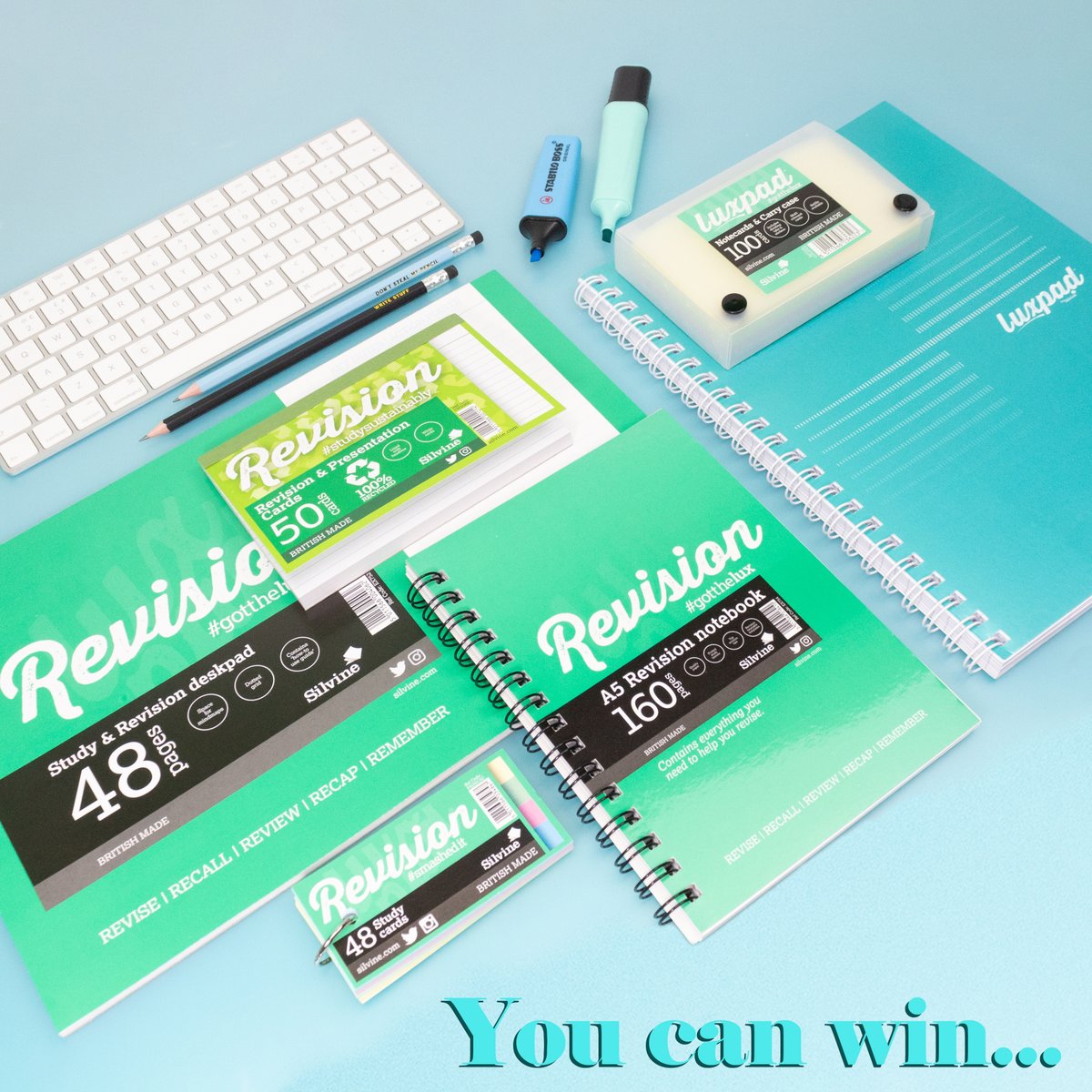 Want to win all of these?...

To be in with the chance of getting your hands on this mega sustainable study bundle, just in time for the new term. All you need to do is head to our last reel on Instagram where you can enter in the comments!

Good luck everyone!!