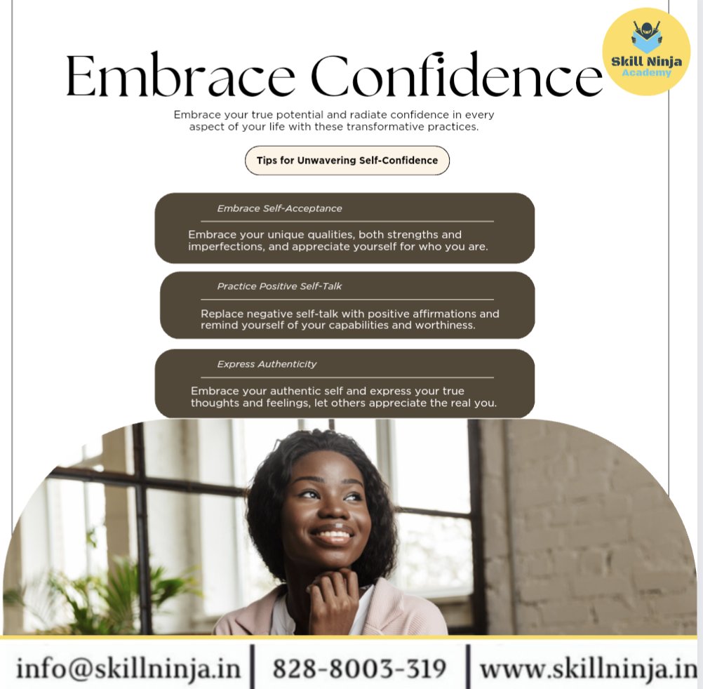 SkillNinja_in's tweet photo. Try these tips to instill unwavering confidence in yourself! Learn to grow and develop your personality! 
#skillninja #personalitydevelopment  #confidence #tips https://t.co/ftpdokvA0p