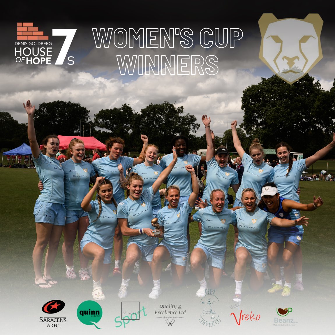Three weeks on from the second <a href="/DGHouseofHope/">Denis Goldberg Legacy Foundation Trust</a> 7s and an official congratulations to the 7s Men’s Open winners from all <a href="/SaracensARFC/">Saracens Amateur RFC</a>!

Cup <a href="/StashEgg/">EggChaserStash</a> Lions
Plate <a href="/wilddogsrugby/">Wild Dogs Rugby</a> 
Shield <a href="/CRWolvesrfc/">CR Wolves RFC</a> 
And the Women’s Cup winners <a href="/StashEgg/">EggChaserStash</a> Lionesses

🧡🧡🧡🧡