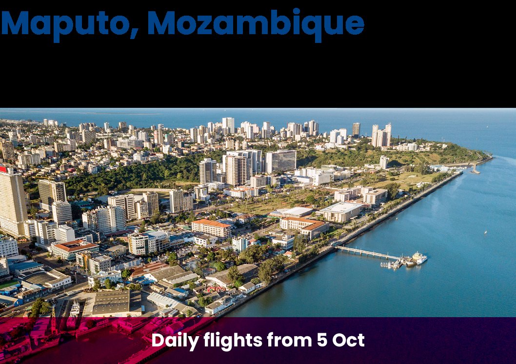 daring_travel's tweet photo. Great news travel fast โ๏ธโ๏ธ @FlySafair ๐๐ from October onwards is launching 4 exciting new routes, which will connect South Africa with Zambia(Livingstone), Zimbabwe (Victoria Falls & Harare) and Mozambique (Maputo).Ticket sales are already open #travelnews #knowyourcontinent๐ https://t.co/MPYF3S1Cdx