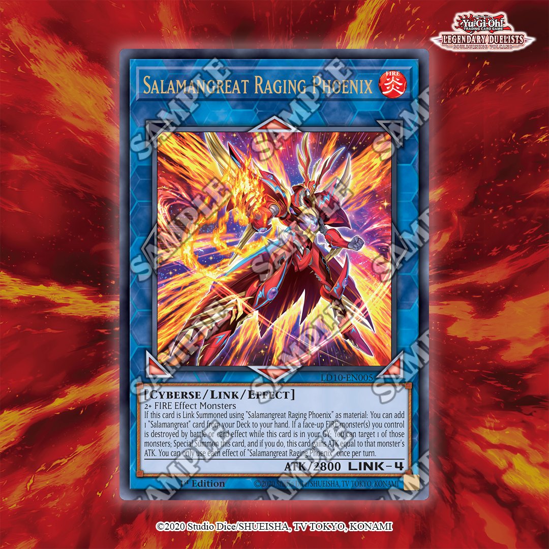 Today's Weekly Spotlight is on some fiery cards from Legendary Duelists:  Soulburning Volcano, out this week! Which one are you most excited about?  #YuGiOhTCG #SoulburningVolcano