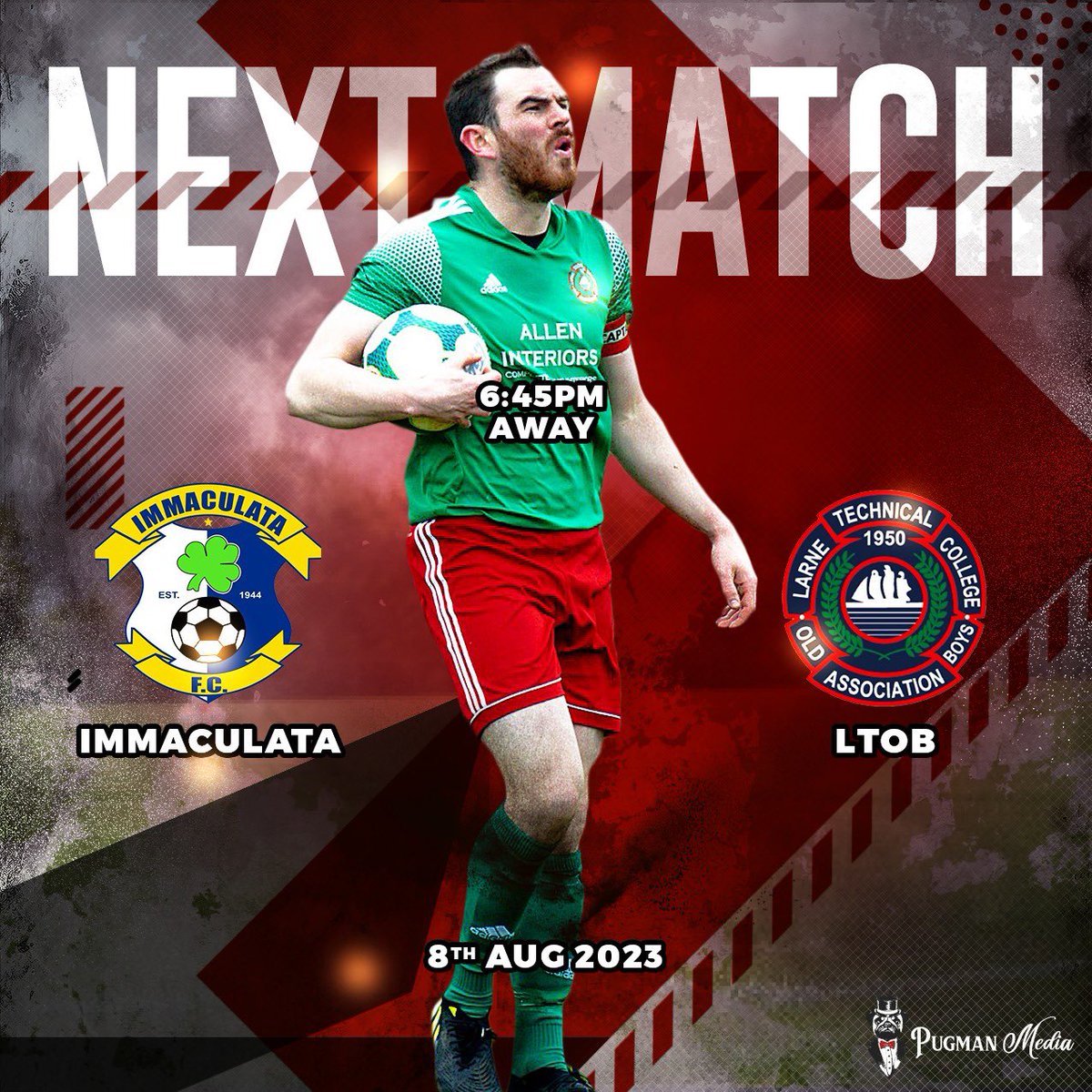 LTOB (@larnetechob) on Twitter photo ๐ ๐ถ๐ฑ๐๐ฒ๐ฒ๐ธ ๐๐ถ๐
๐๐๐ฟ๐ฒ โฝ๏ธ
We travel to Belfast tomorrow evening to play Immaculata.
#WWWW | ๐ด๐ข
๐ธ <a href="/PugmanMedia/">Pugman Media</a> ๐ ๐ถ๐ฑ๐๐ฒ๐ฒ๐ธ ๐๐ถ๐
๐๐๐ฟ๐ฒ โฝ๏ธ
We travel to Belfast tomorrow evening to play Immaculata.
#WWWW | ๐ด๐ข
๐ธ <a href="/PugmanMedia/">Pugman Media</a>