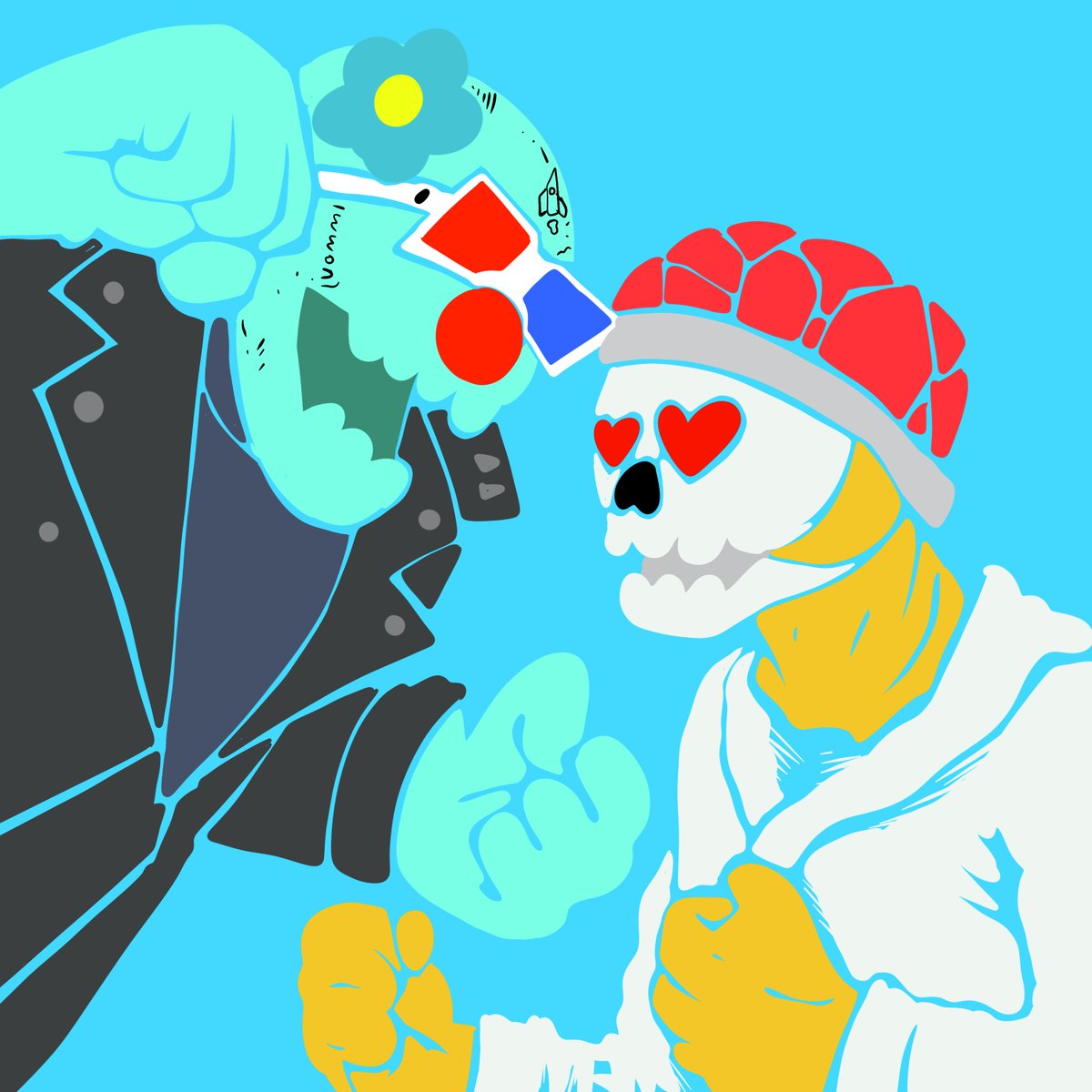 bujangNFT's tweet image. Let’s fight 💀

@CryptoMories 
#MDCC