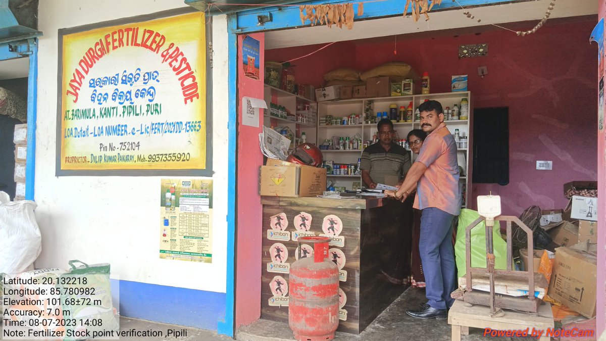 CDAO_Puri's tweet photo. @krushibibhag @arvindpadhee @rajaaswain 
#Enforcement_Activity in different blocks of Puri District. https://t.co/oueOxfGm8Y