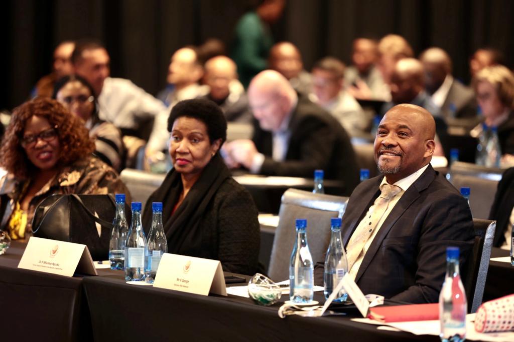 SALegislatures's tweet photo. A morning of profound insights and gratitude to our keynote speakers! Special thanks to Mam Phumzile Mlambo Ngcuka for her enlightening contributions. The #SALSDevelopmentSeminar2023 is in full swing, taking a brief pause now. https://t.co/yFnjncDvyF